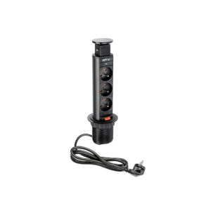 GTV ugradni produžni kabal AE-BPW3S60-20 1,5m crni