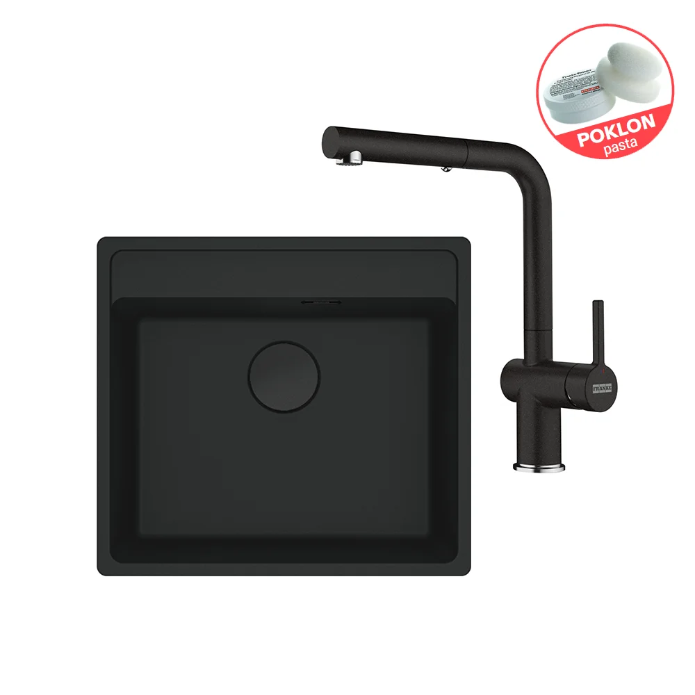 FRANKE sudoper MRG 610-52 TL sa česmom ACTIVE PLUS L DOCCIA