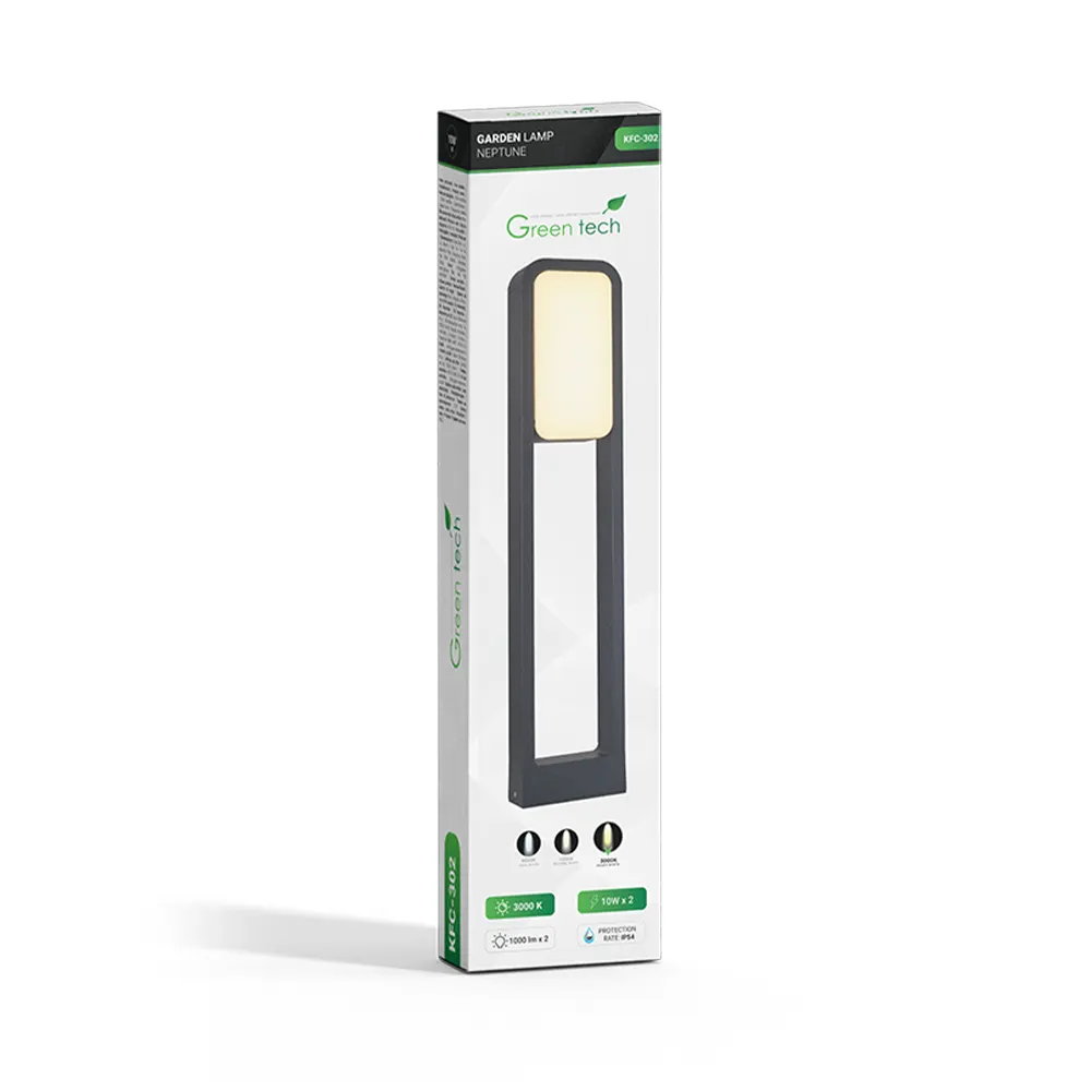 GreenTech LED vrtna svjetiljka NEPTUNE, 10W, 3000K, IP54 - Slika 2